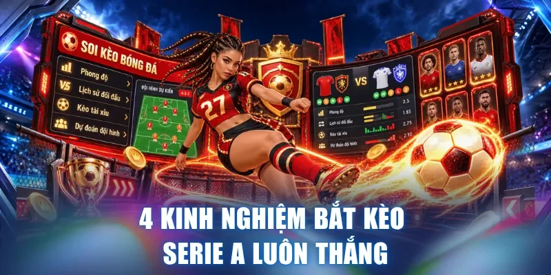4 kinh nghiệm bắt kèo Serie A luôn thắng