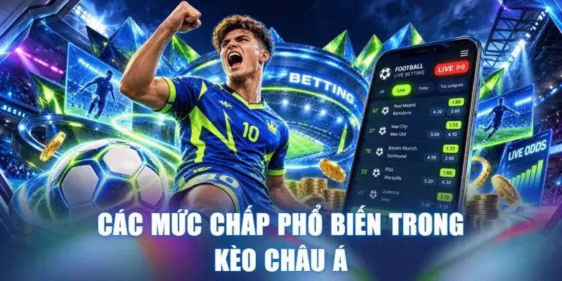 Các mức chấp phổ biến trong kèo Châu Á