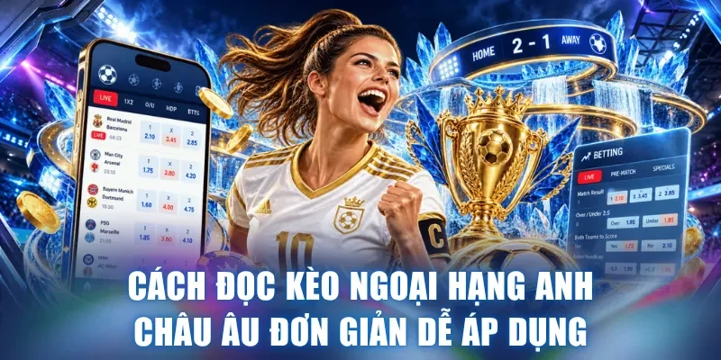 Cách đọc kèo Ngoại Hạng Anh Châu Âu đơn giản dễ áp dụng