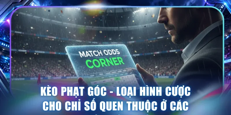 Kèo phạt góc - Loại hình cược cho chỉ số quen thuộc ở các trận bóng đá