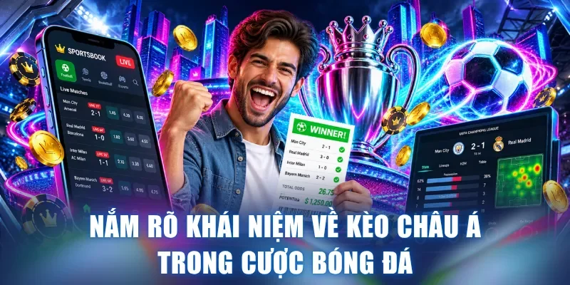 Nắm rõ khái niệm về kèo Châu Á trong cược bóng đá
